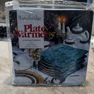 Waterbridge Electric Plate Warmer--Evening Blue-The Basic- NEW